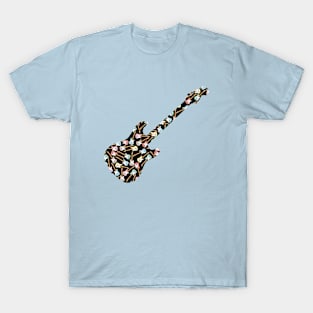 Retro Style Guitars (Pastel) T-Shirt